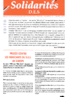 2000 03 Distilbene Reseau DES France La Lettre 21 Proces