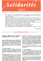 2001 06 Distilbene Reseau DES France La Lettre 26 Colloque International USA