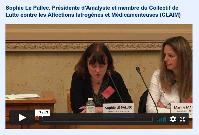 Colloque Droit Victimes Medicaments Sophie Le Pallec Amalyste