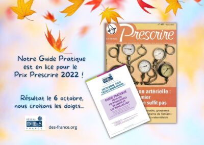 Notre Guide Pratique en lice pour le Prix Prescrire !