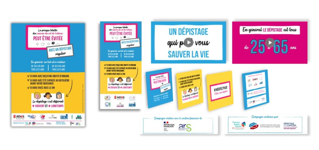 Ensemble Des Supports Frottis Plus Souvent 2021 prevention cancer col uterus Reseau DES France Distilbene Capitalisation Sante