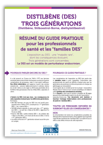Resume Guide Pratique Distilbene 2023 Reseau DES France