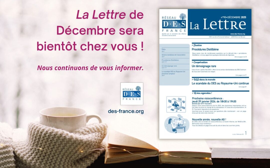 Notre journal trimestriel va bientôt arriver chez ses destinataires