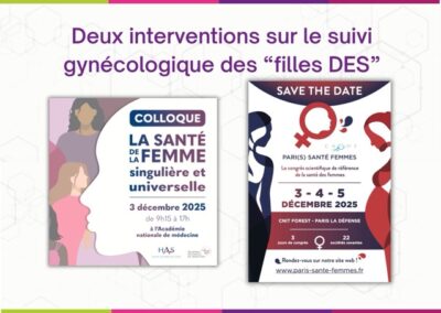 Le Distilbène reste d’actualité : interventions des Pr Tournaire et Gondry lors de journées professionnelles
